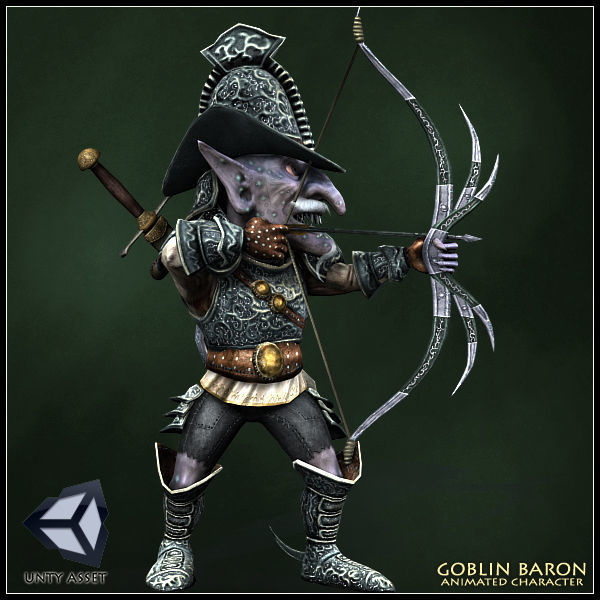 Goblin Baron Low-poly 3D model_7