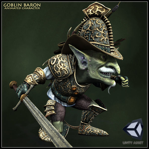 Goblin Baron Low-poly 3D model_11