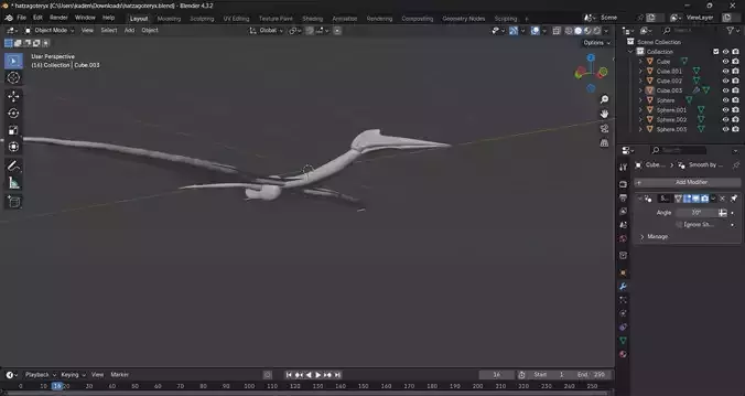 hatzagoterx 3d model realistic