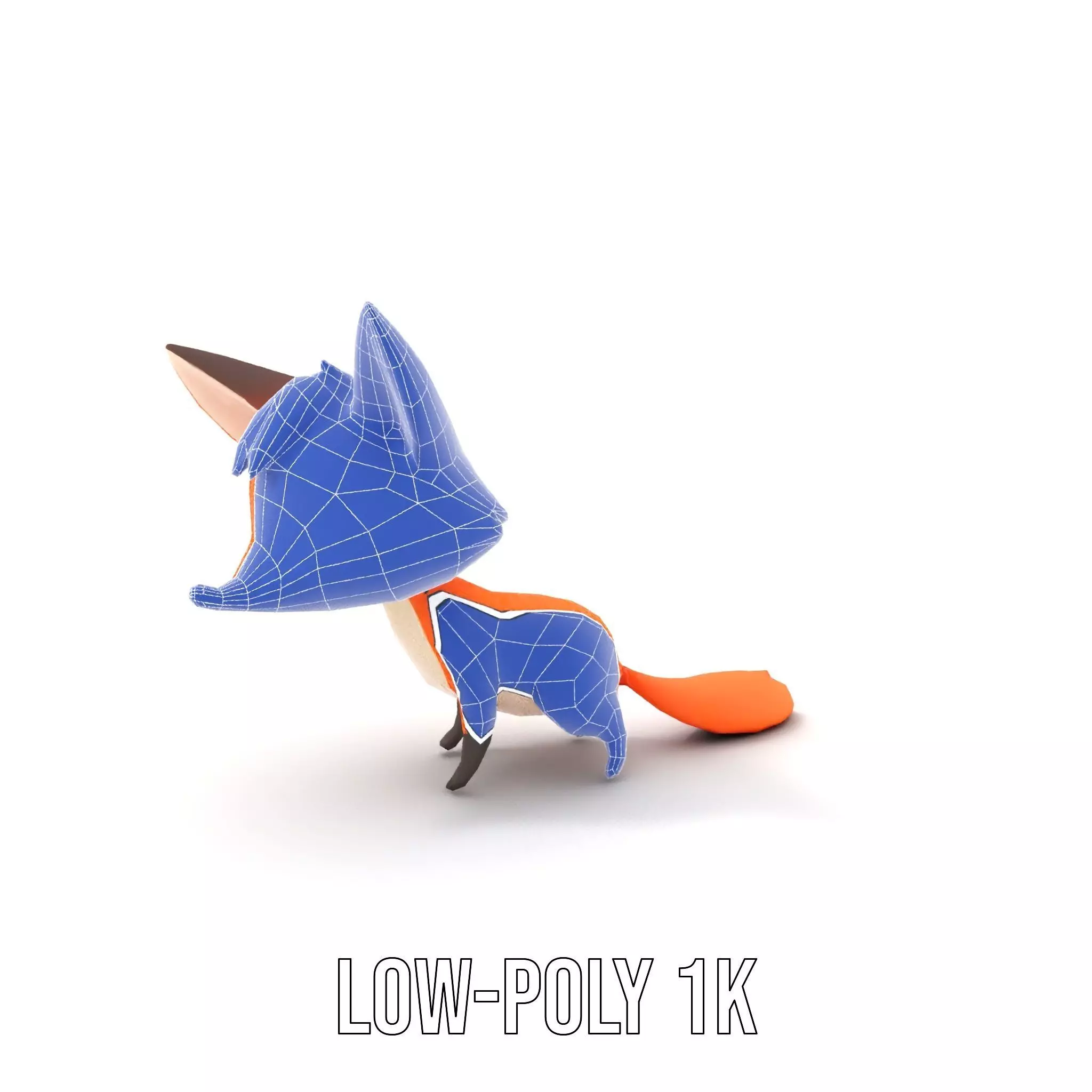 Charming Fox Cartoon model pack Low-poly 3D model_25
