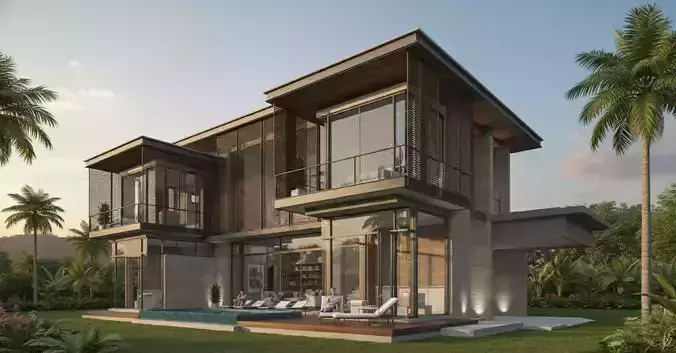 Small Modern Villa and  Luxury Bungalow