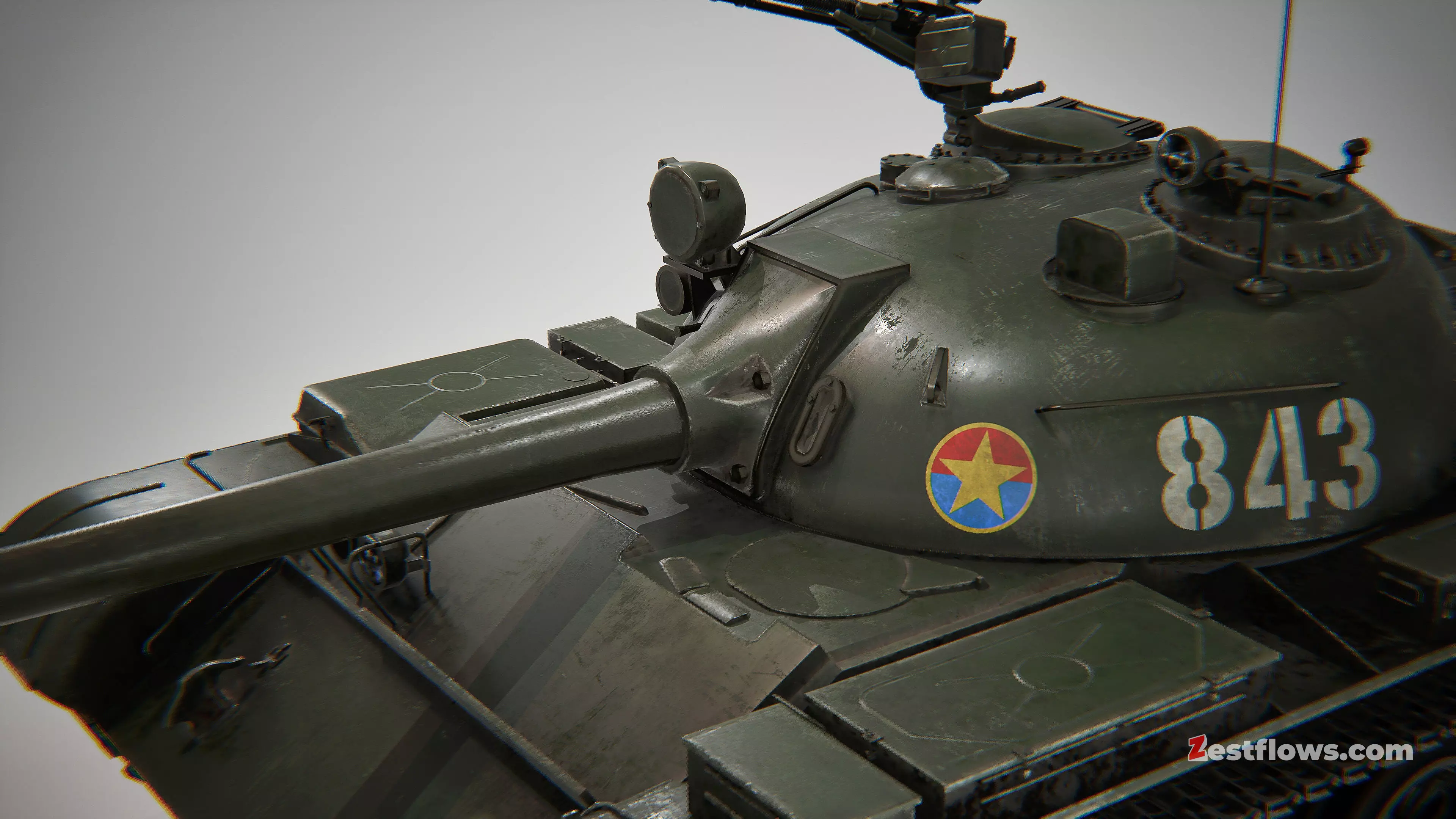 T-54 tank 3D model_9