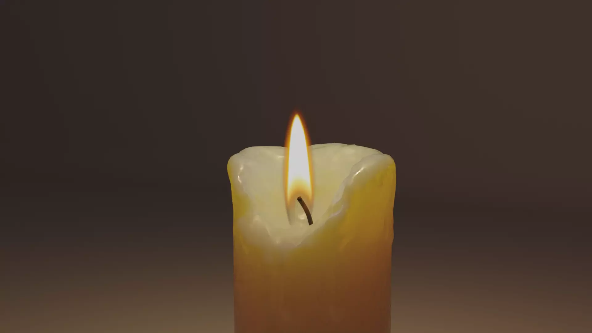 Candle 3D model_1