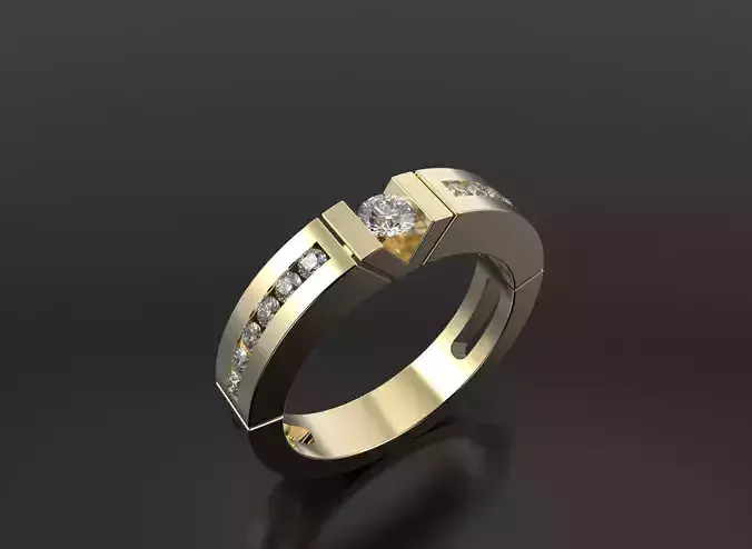 Diamond set ring