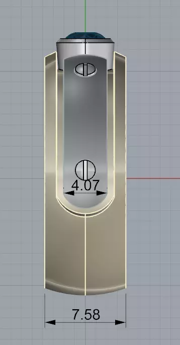 Ring with bolts  3D print model_6