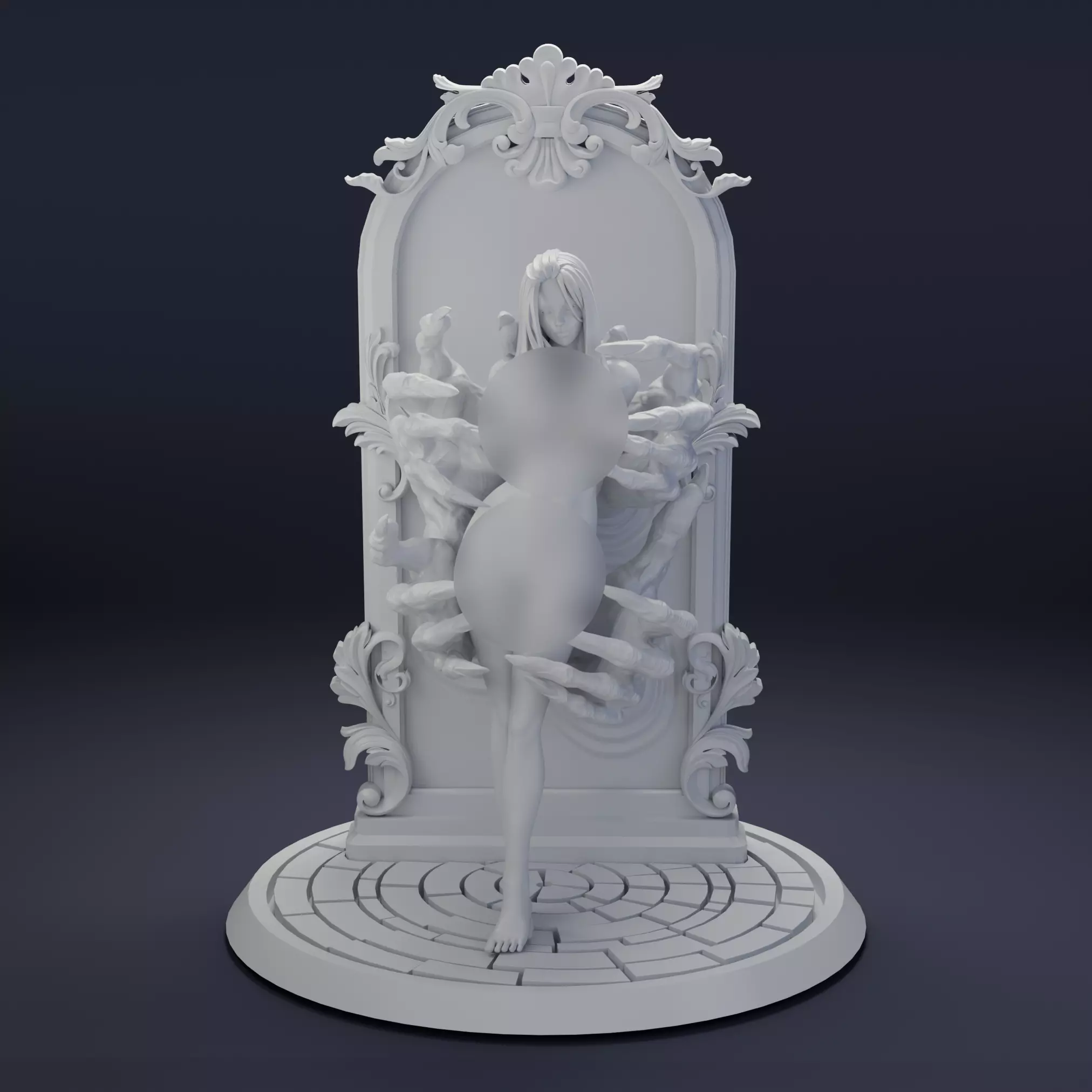 Original Character Mirror touch Free 3D print model