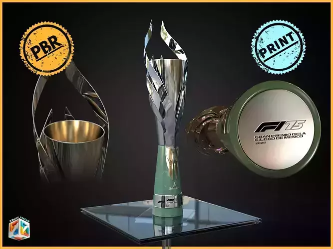F1 Mexico city - Mexican Grand Prix Cup Award Cinematic-3D print