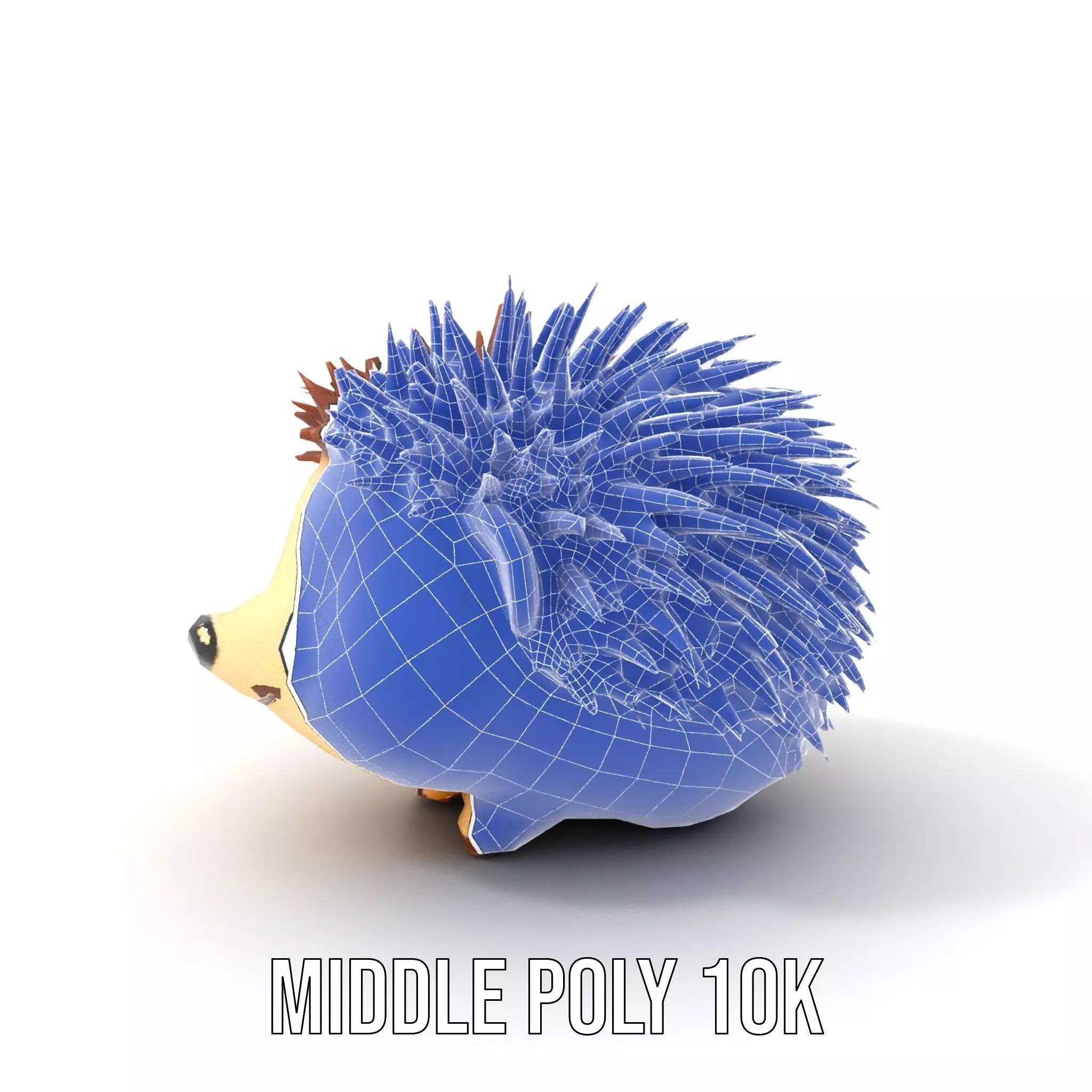 Cute Hedgehog Character model pack Low-poly 3D model_31