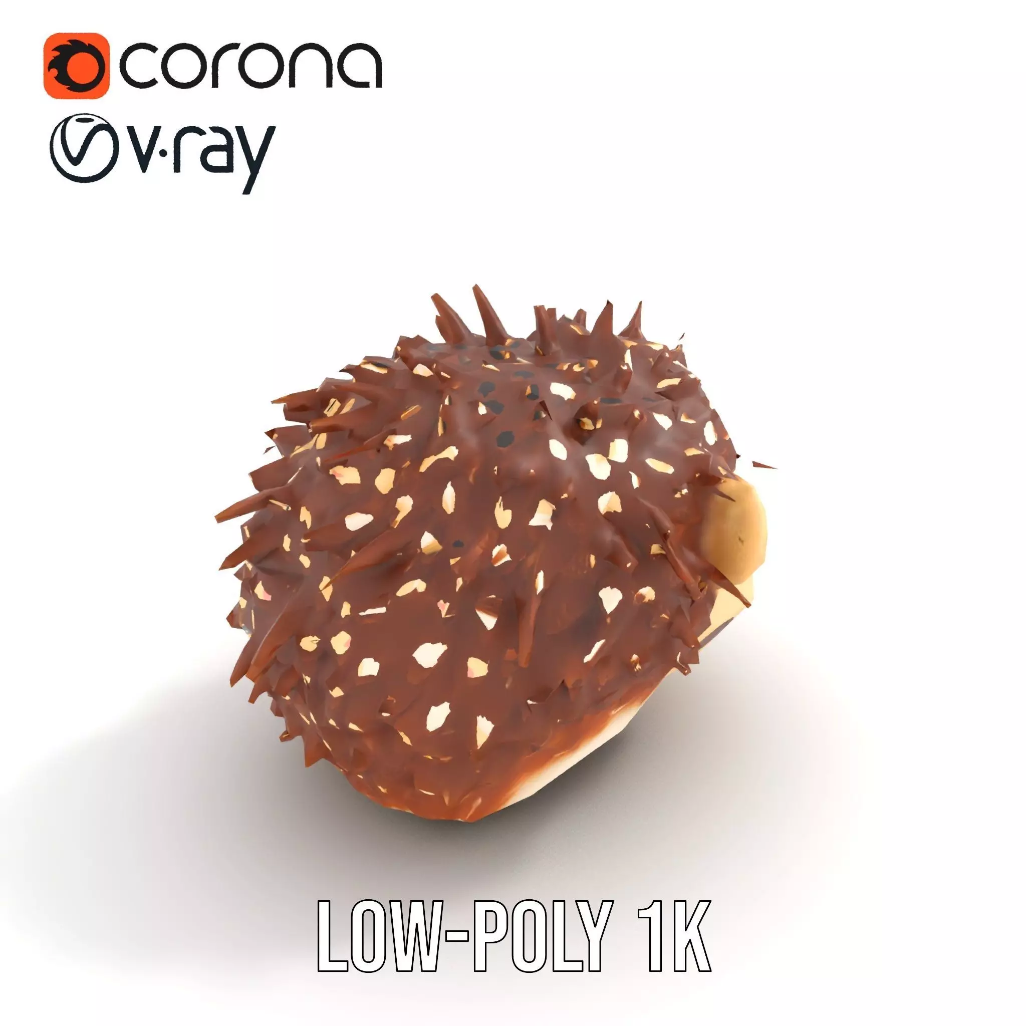 Cute Hedgehog Character model pack Low-poly 3D model_18