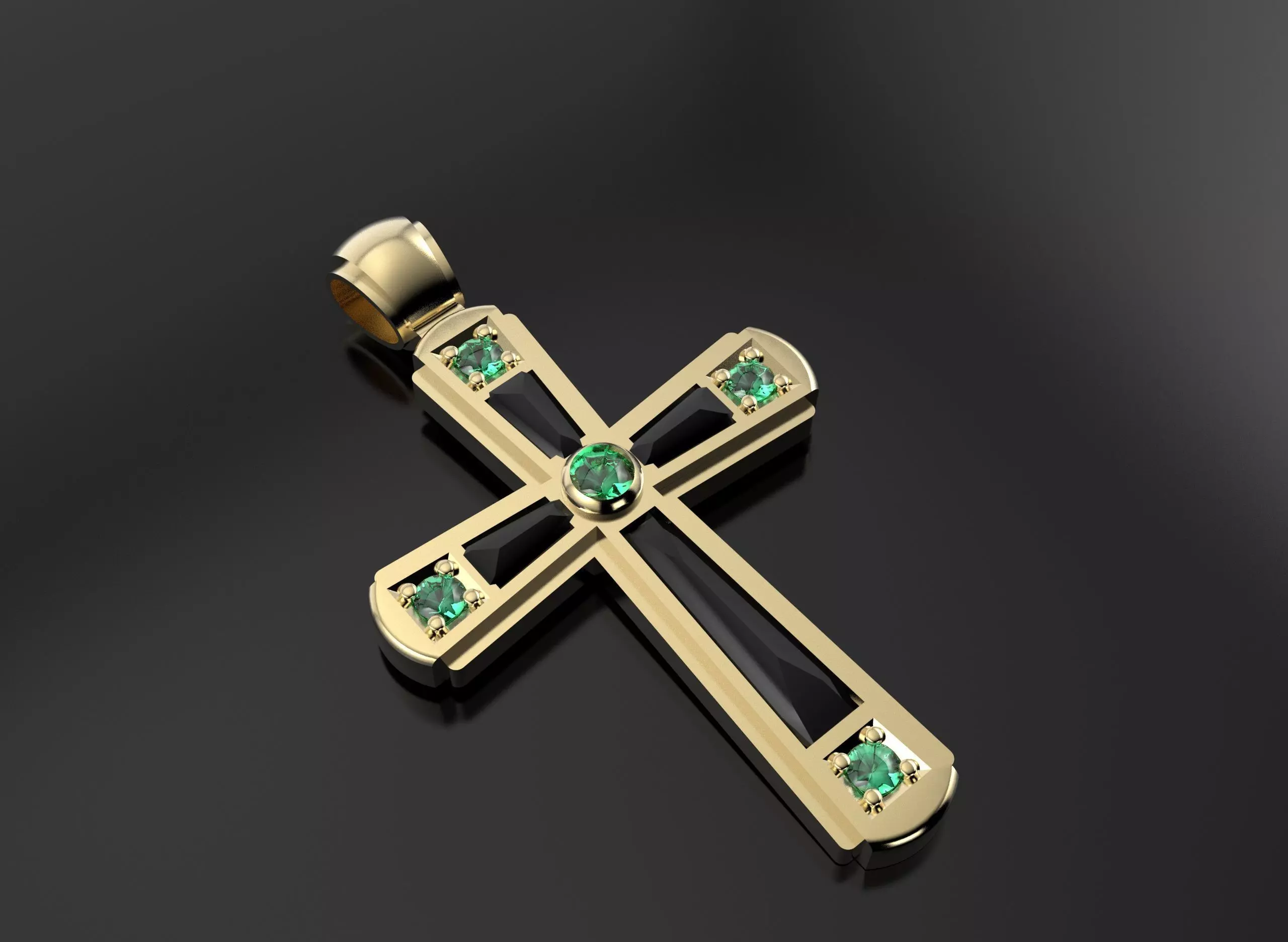 Apostolic Cross 3D print model_1