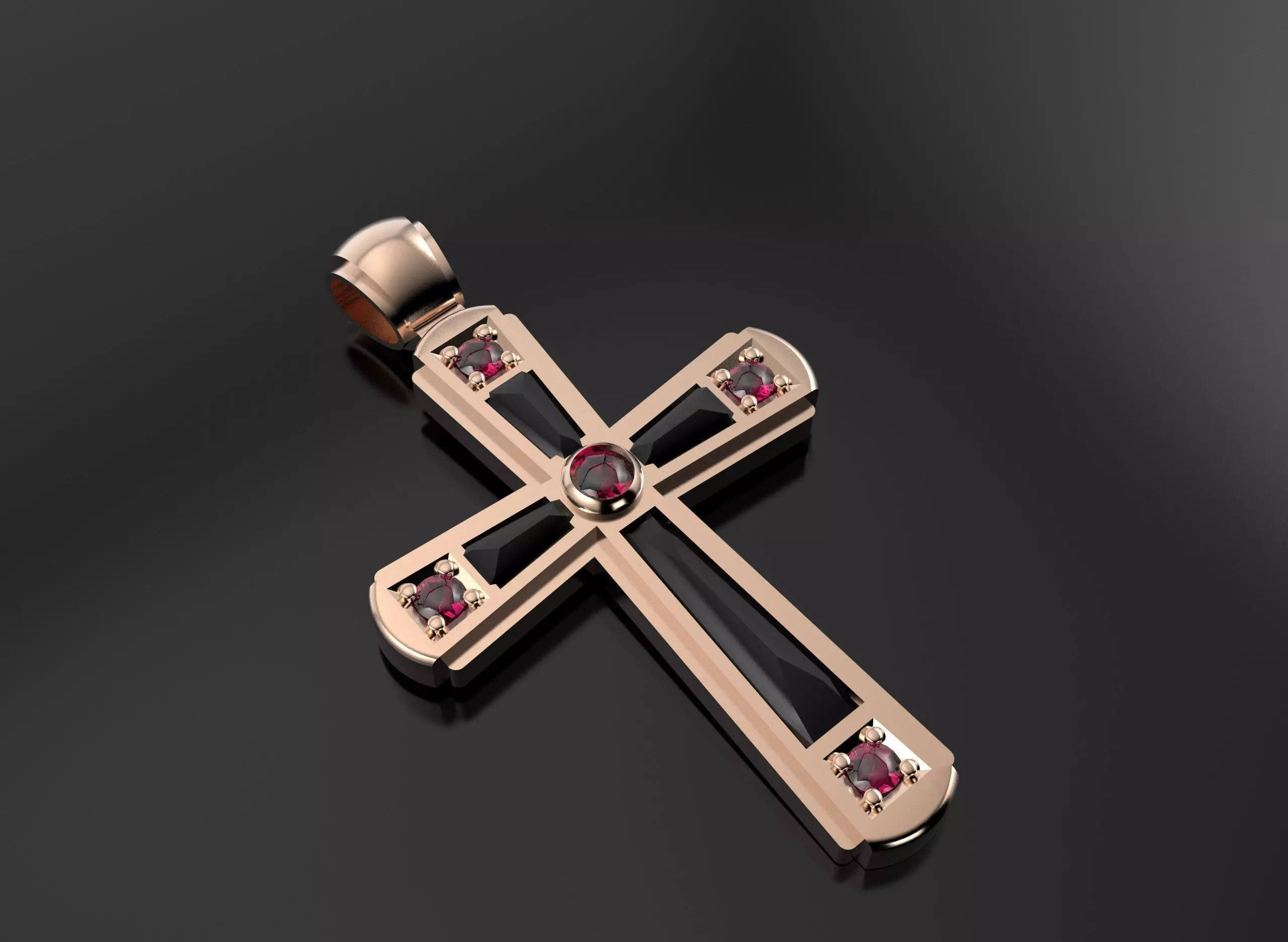 Apostolic Cross 3D print model_4