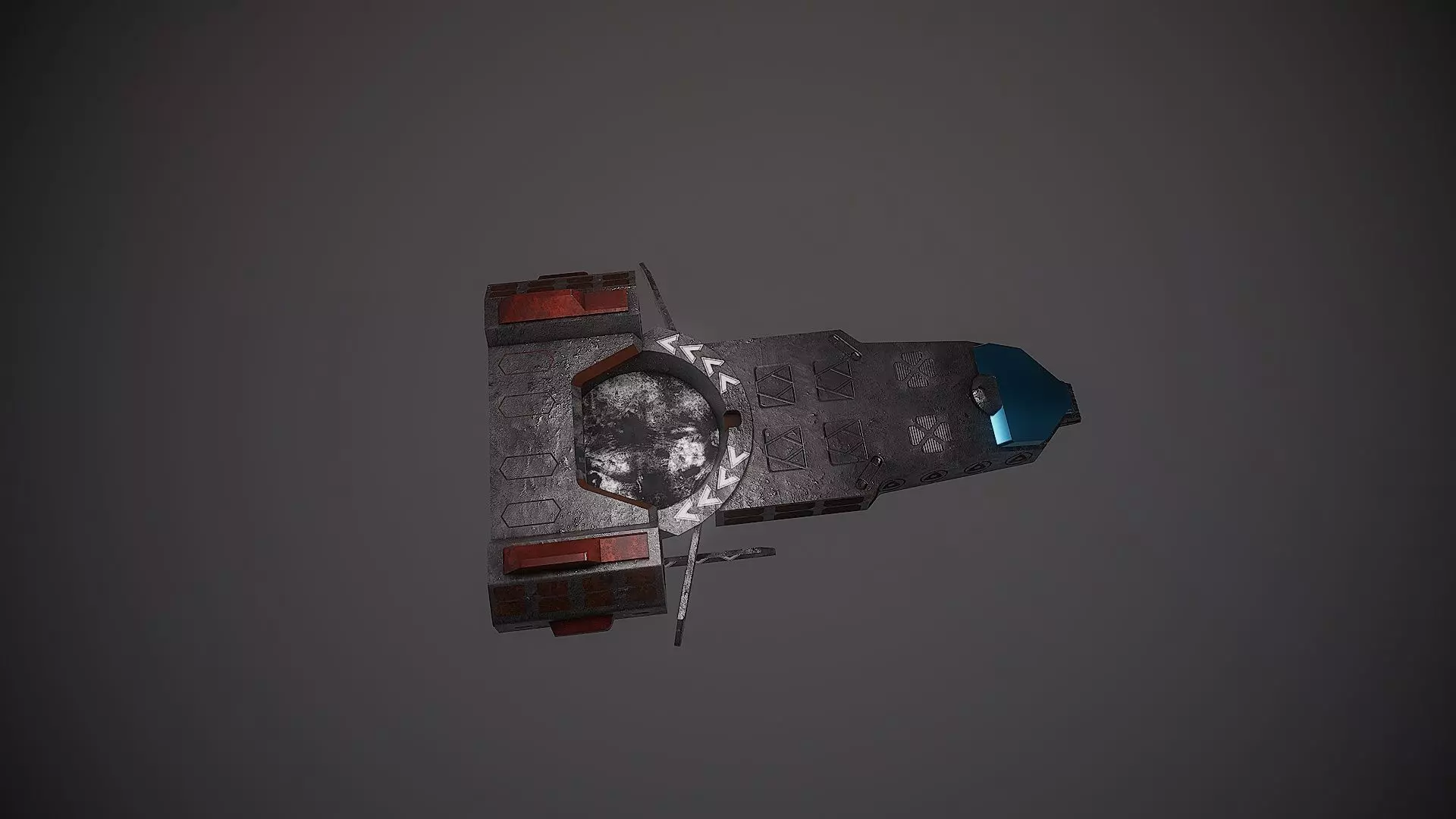 Spaceship mini transporter vol2 3D model_8