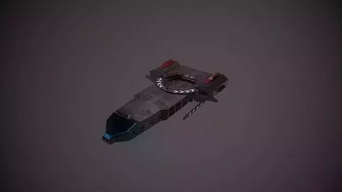 Spaceship mini transporter vol2 3D model