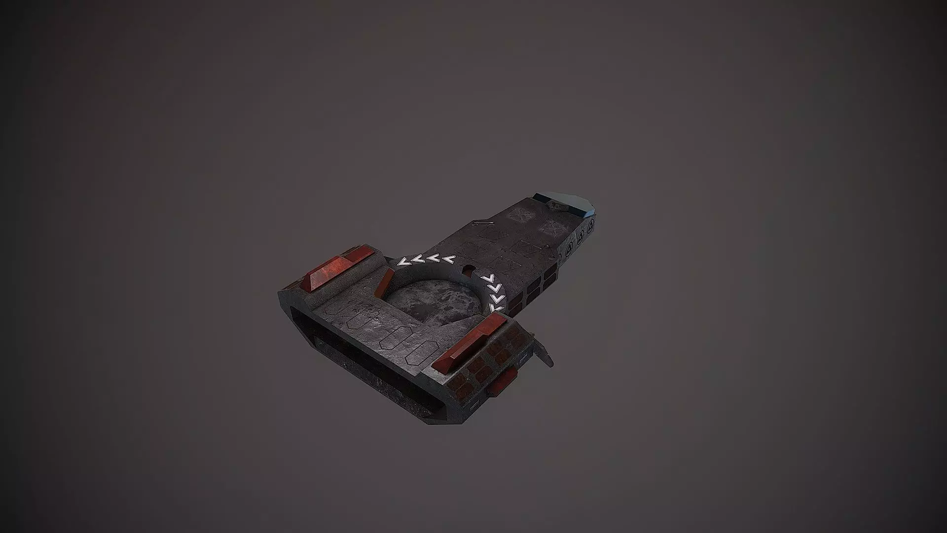 Spaceship mini transporter vol2 3D model_1