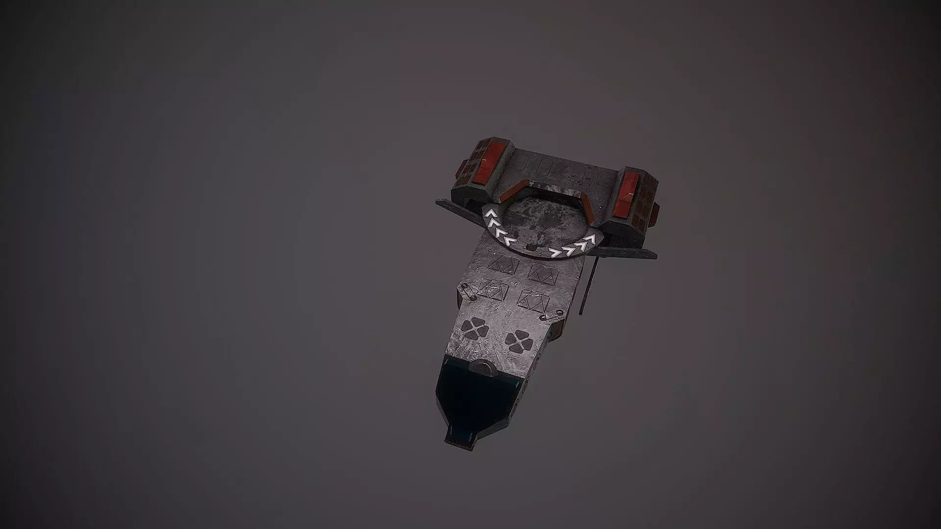 Spaceship mini transporter vol2 3D model_7