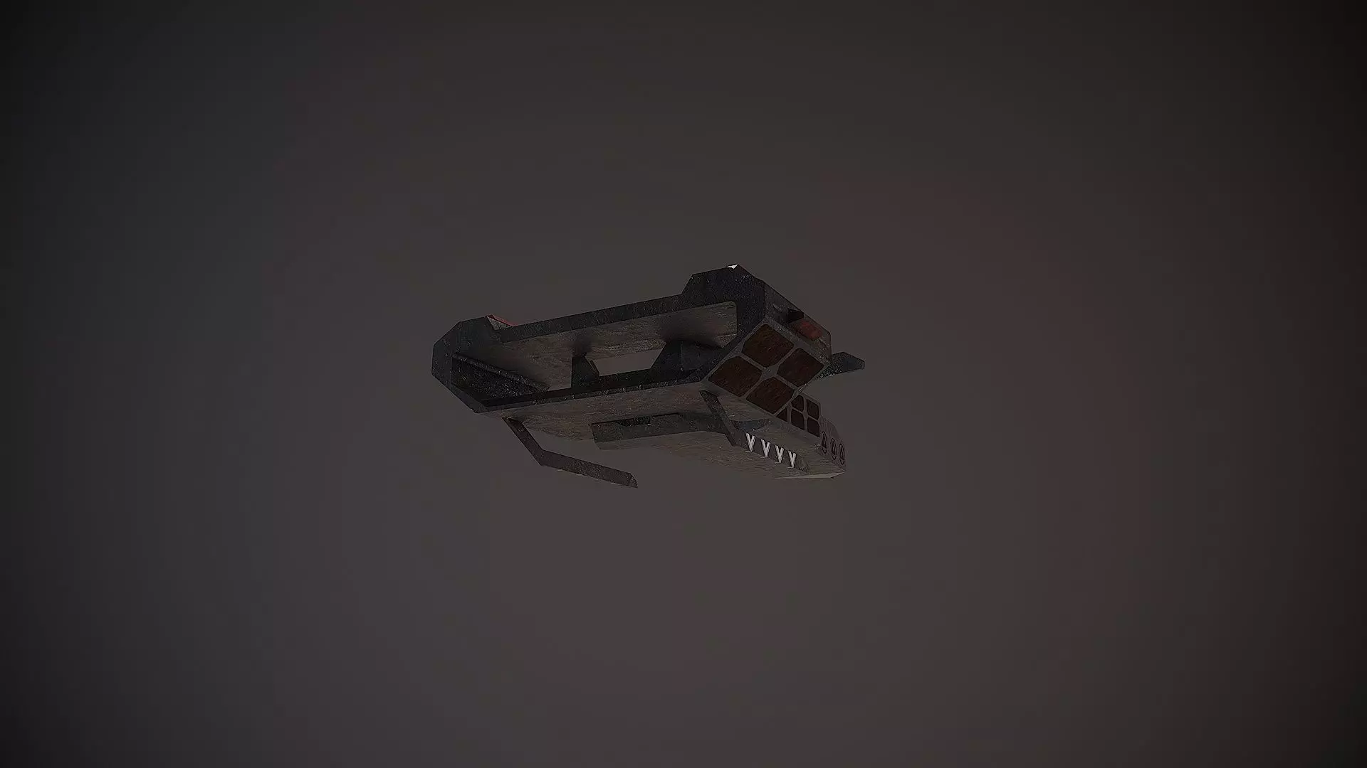 Spaceship mini transporter vol2 3D model_5
