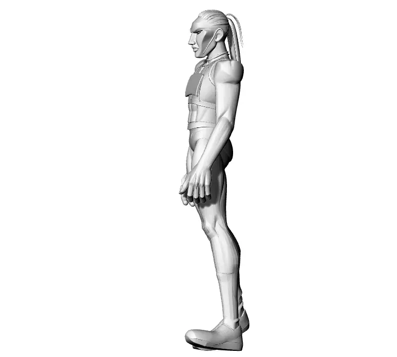 Frau Sportlich 3D print model_1