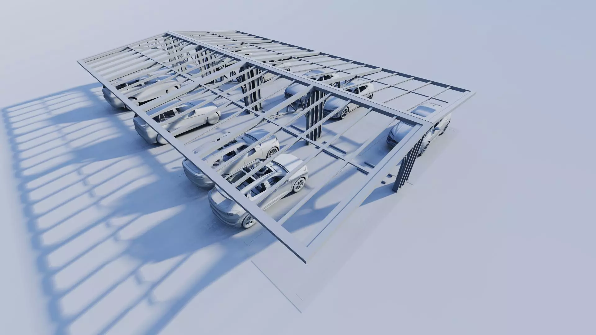 Parking-Parking Lot 3D model_17