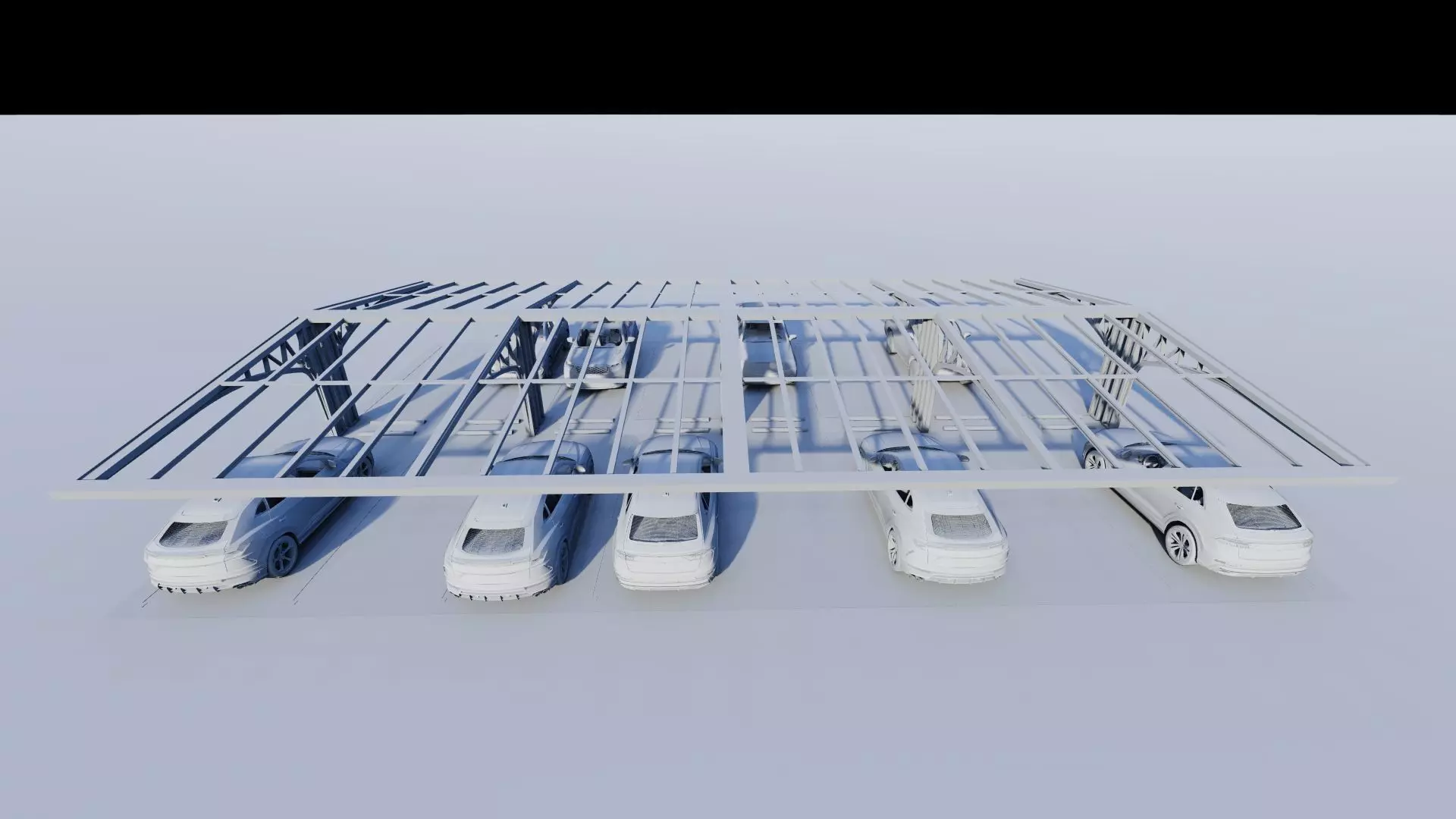 Parking-Parking Lot 3D model_14
