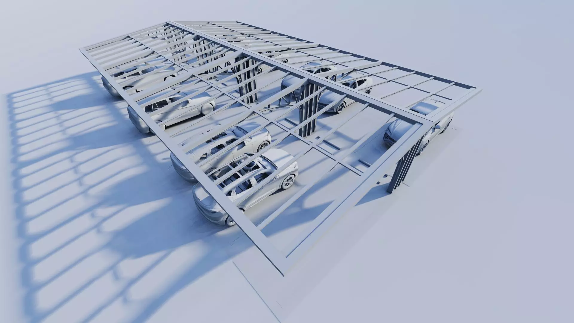 Parking-Parking Lot 3D model_11