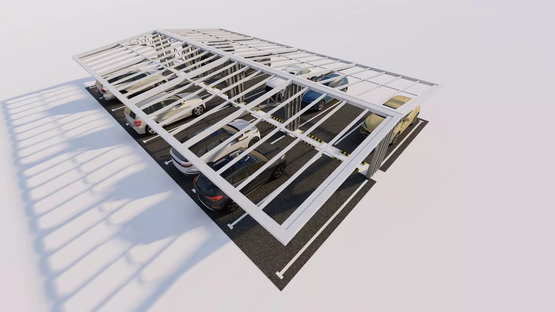 Parking-Parking Lot 3D model_5