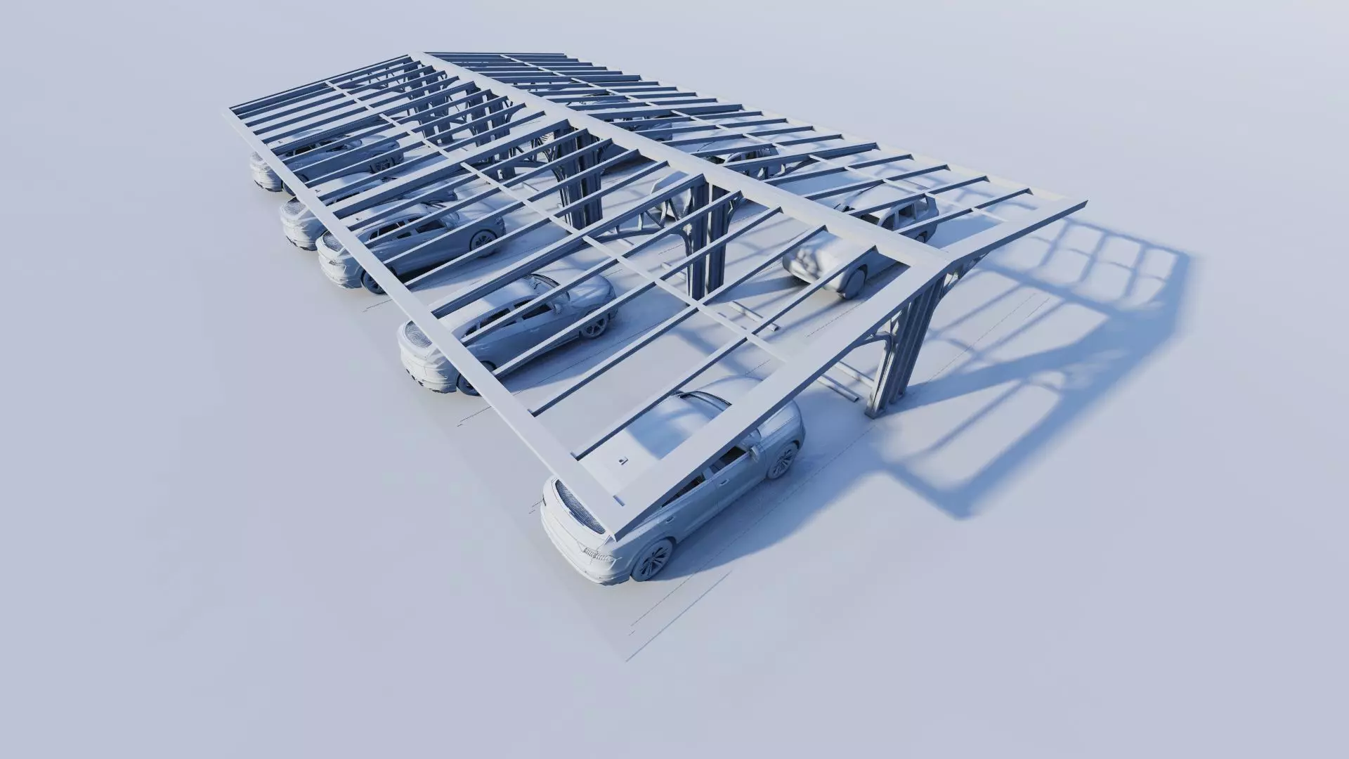Parking-Parking Lot 3D model_13
