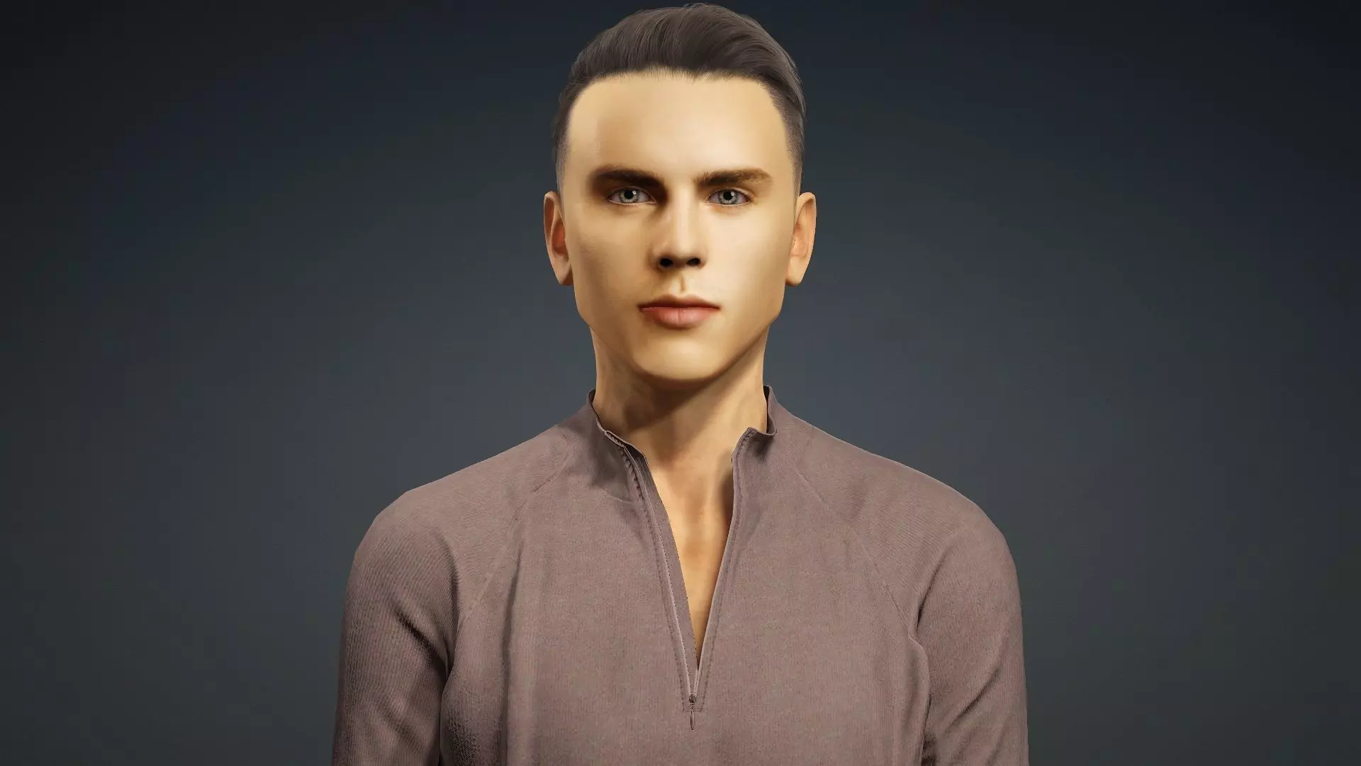 Realistic 3D Male Character 3D model_7