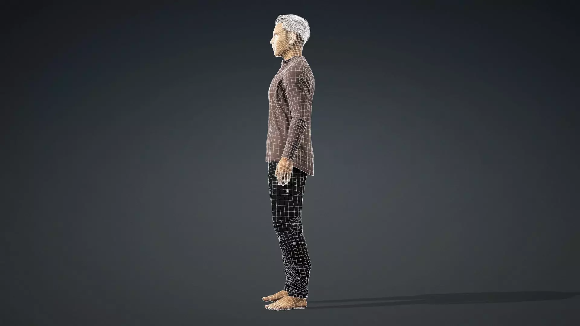 Realistic 3D Male Character 3D model_14
