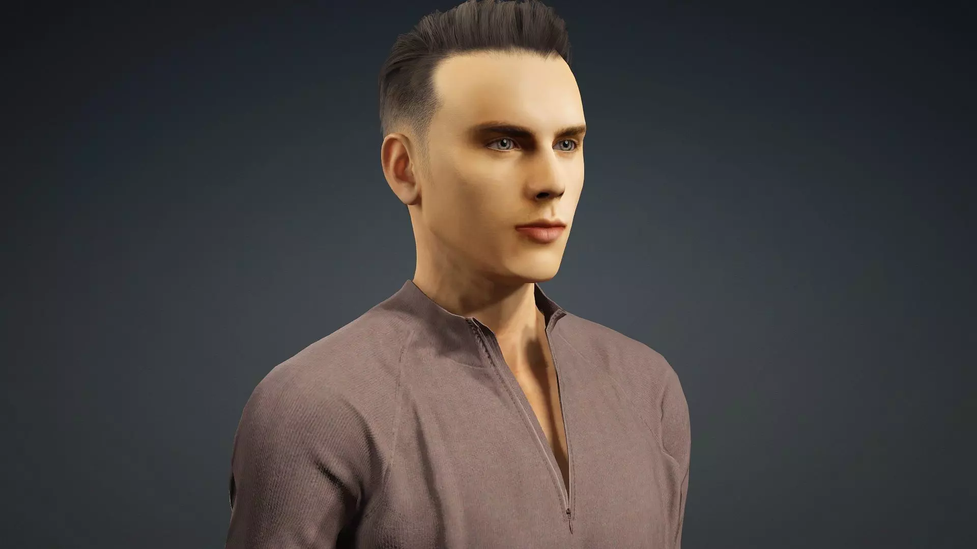 Realistic 3D Male Character 3D model_9