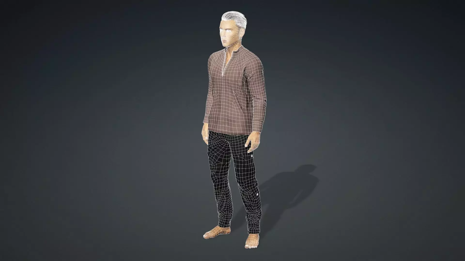 Realistic 3D Male Character 3D model_21
