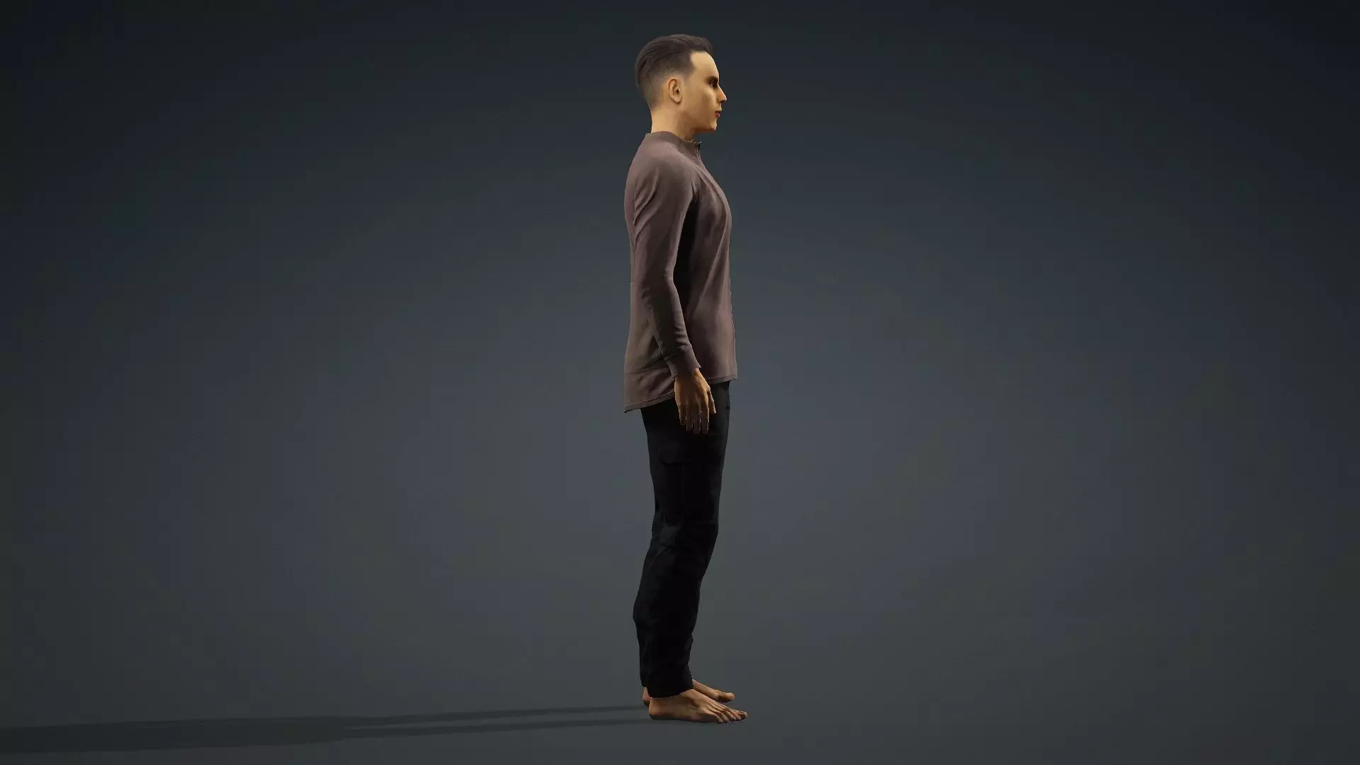 Realistic 3D Male Character 3D model_3