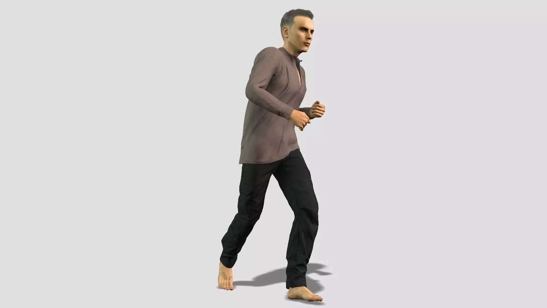 Realistic 3D Male Character 3D model_0