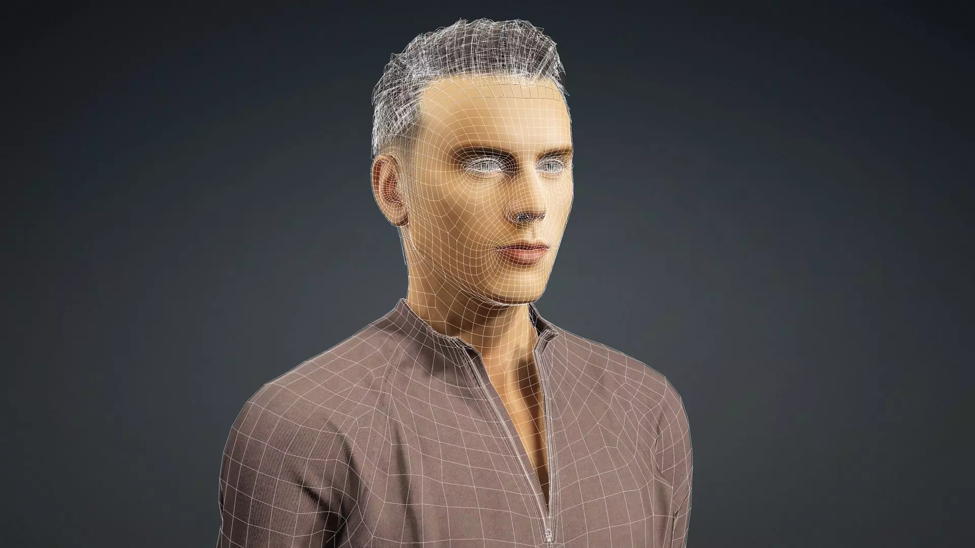 Realistic 3D Male Character 3D model_19