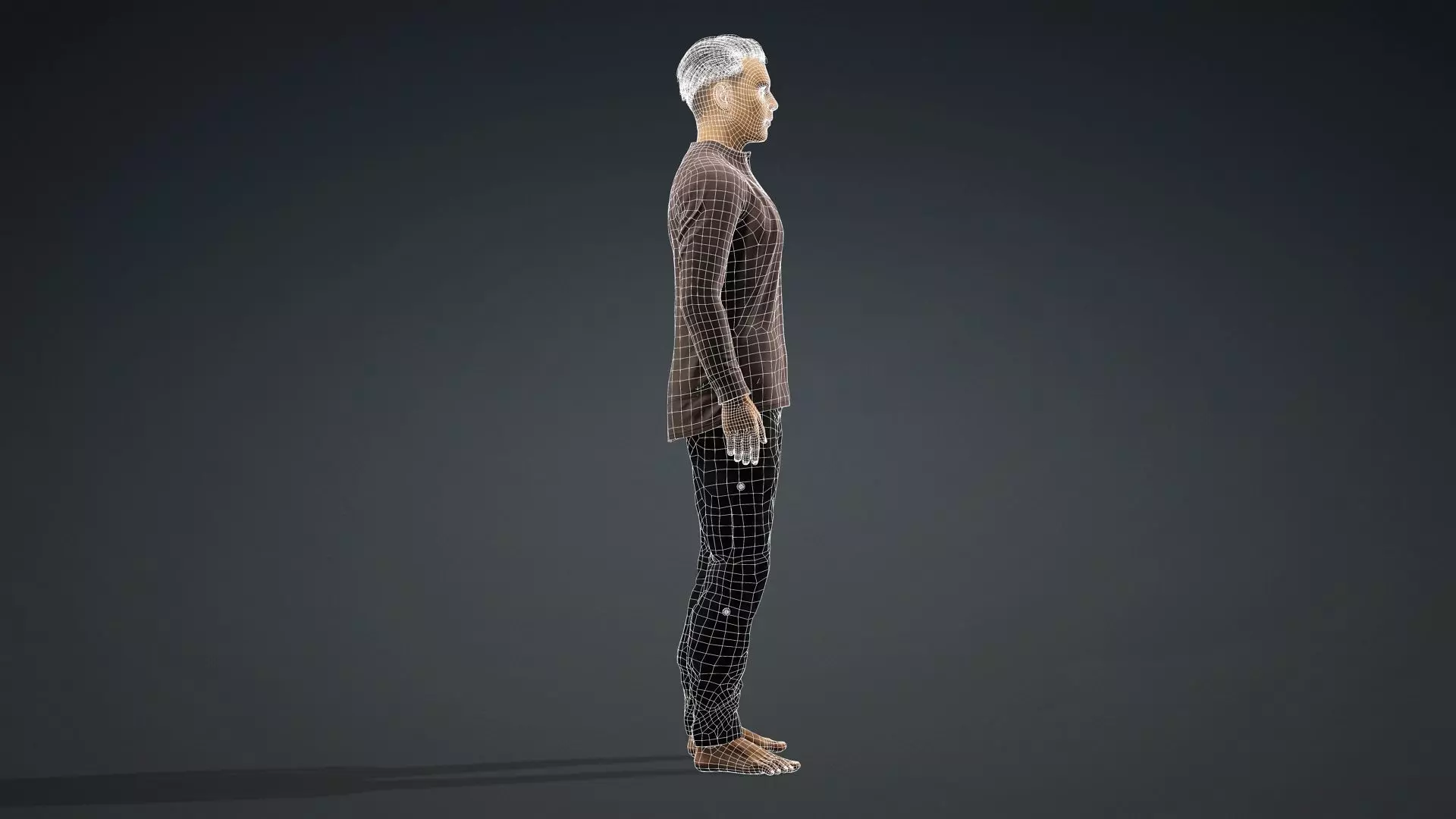 Realistic 3D Male Character 3D model_13