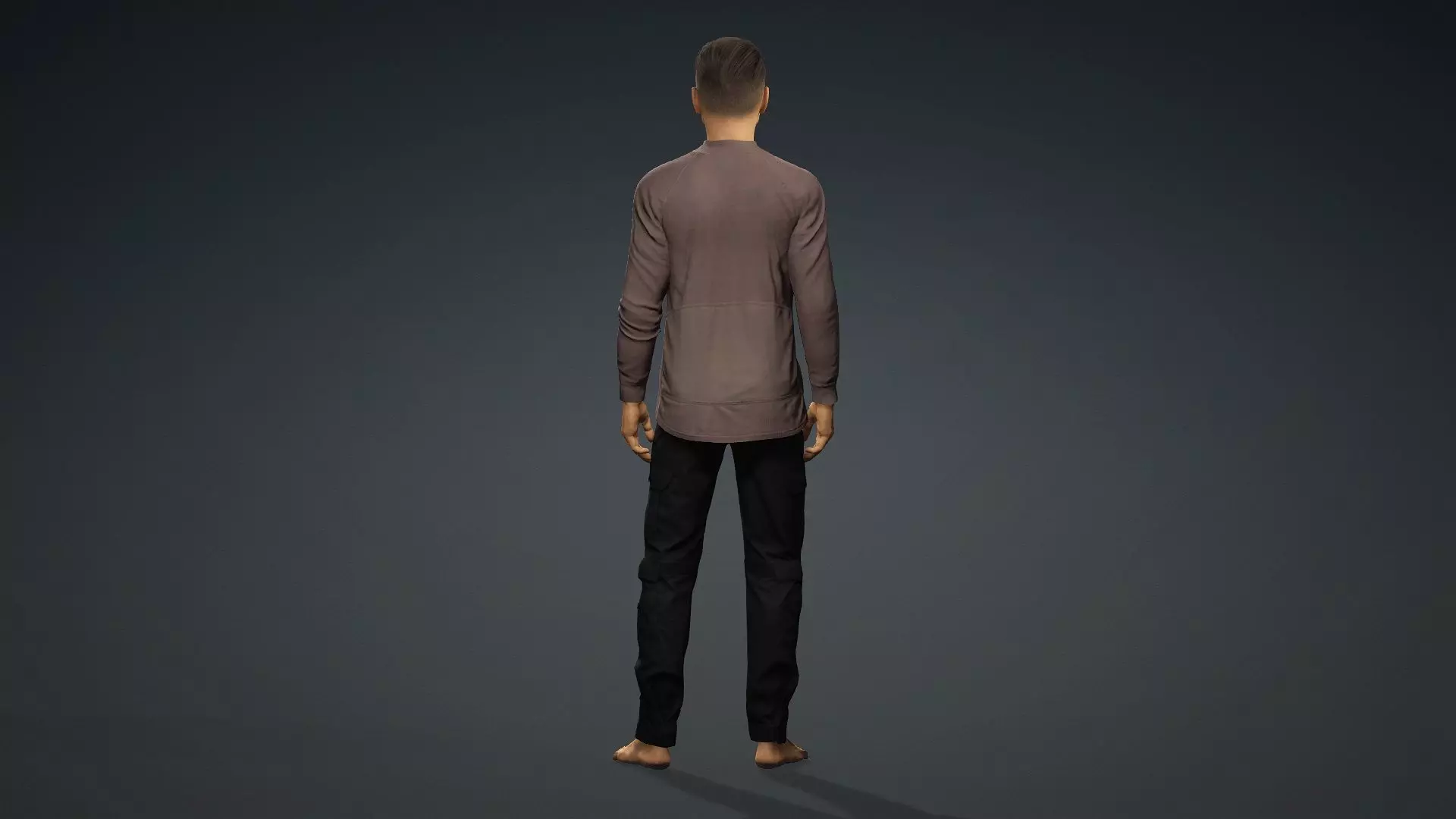 Realistic 3D Male Character 3D model_5