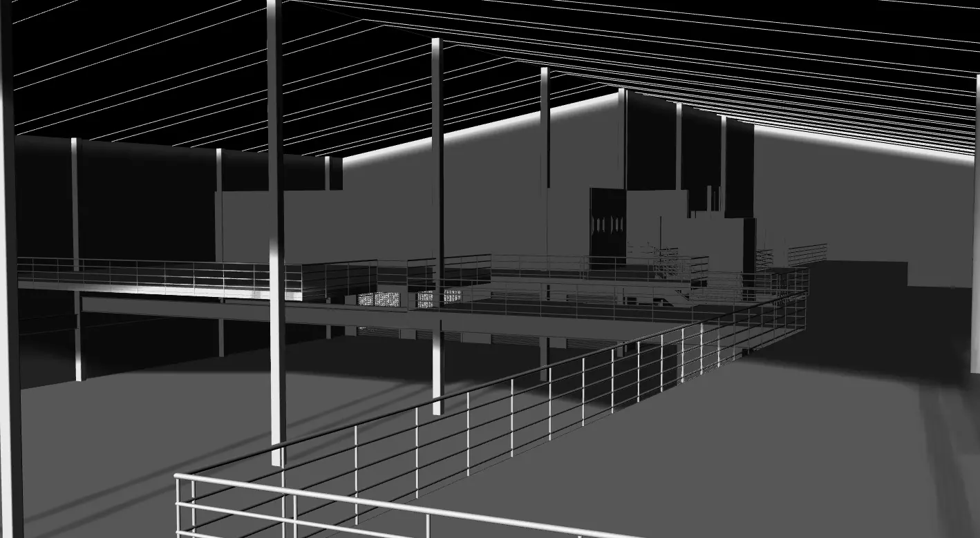 Realistic Industrial Warehouse Complex 3D model_6