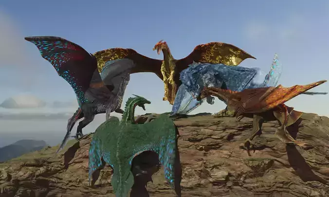 Pythian Dragon Ragdoll Setup Pack