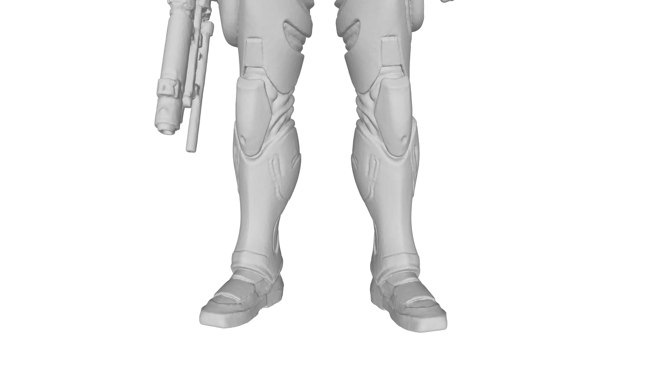 High-Quality Sci-Fi Soldier 3D Model Futuristic Armored Warrior 3D model_20