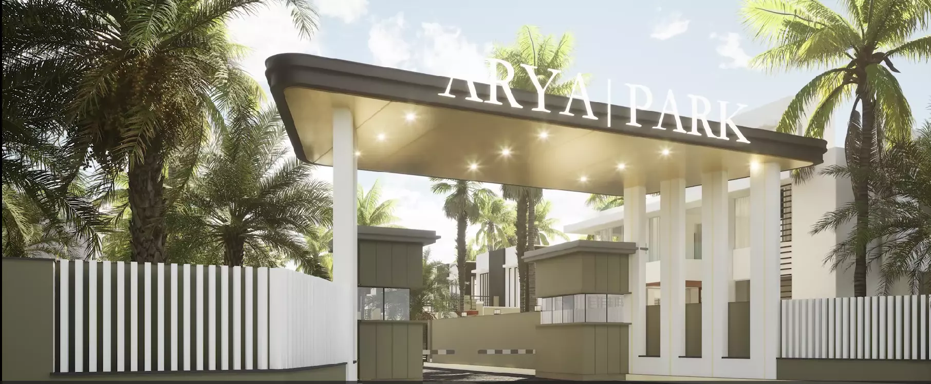 Township Masterplan 3D Model Low-poly 3D model_3