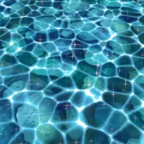 Anime Cartoon Water Fountain Effect 3D Model