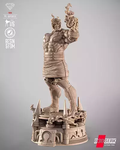 B3DSERK Darkseid Sculpture