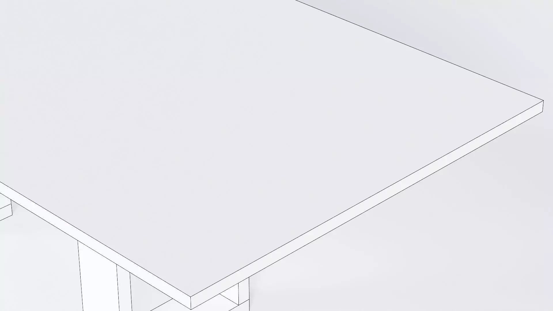 Luxury Marble Table 3D Model True 4K PBR Renders FBX GLB   Low-poly 3D model_4