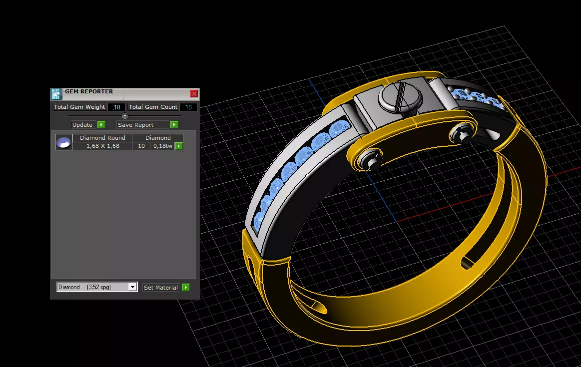 Ring like Cartier 3D print model_6
