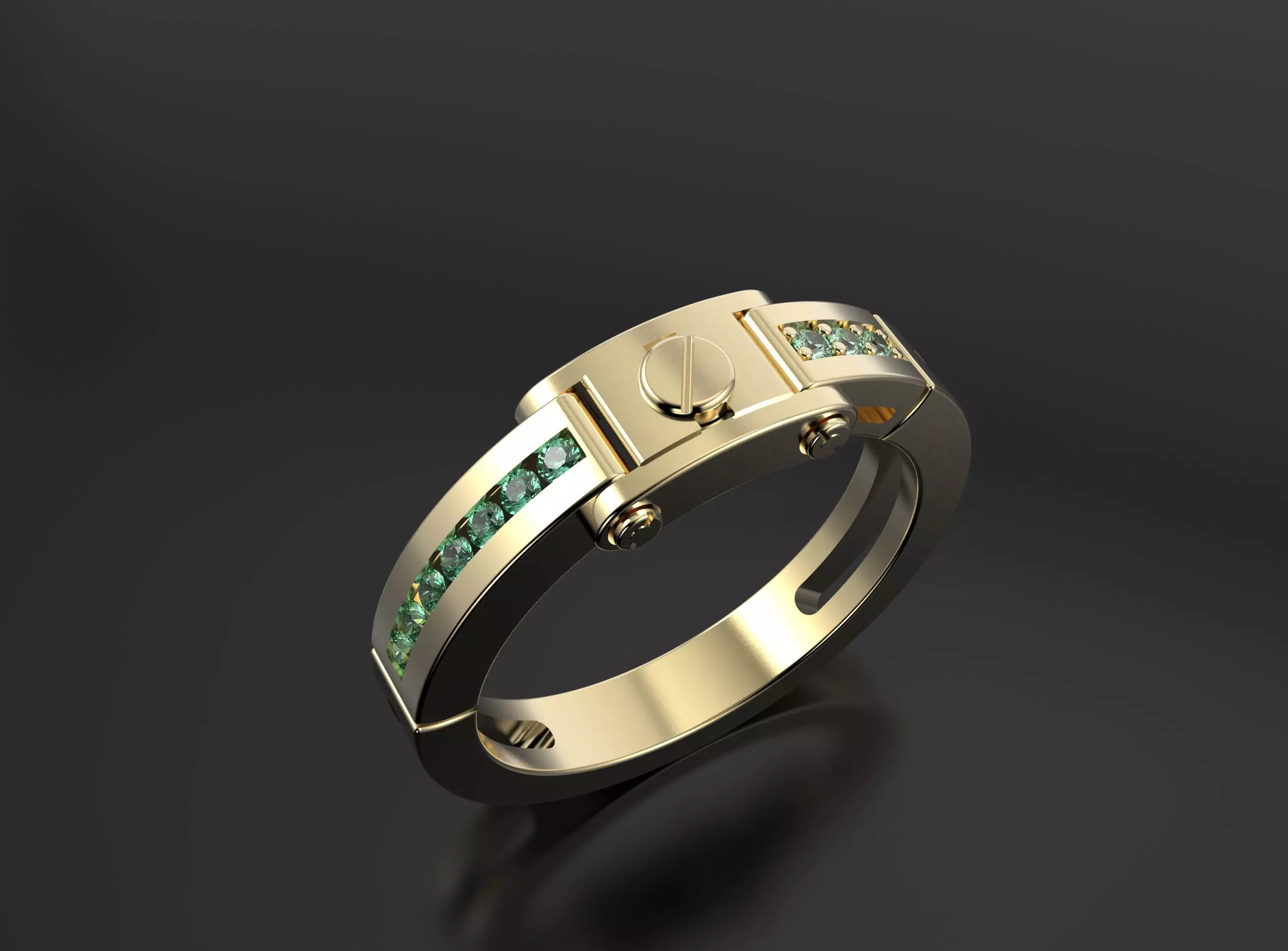 Ring like Cartier 3D print model_1