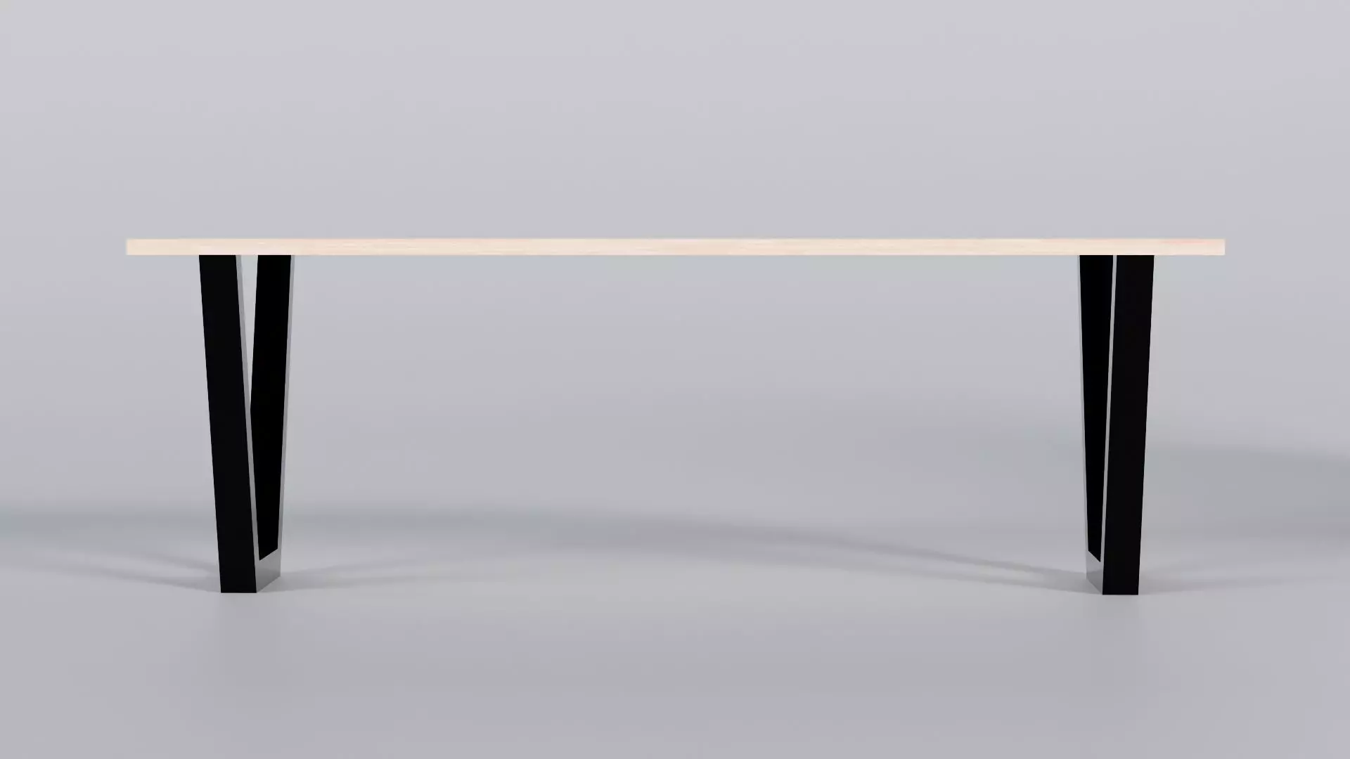 Wood Table 3D Model True 4K PBR Renders FBX GLB Low-poly 3D model_1