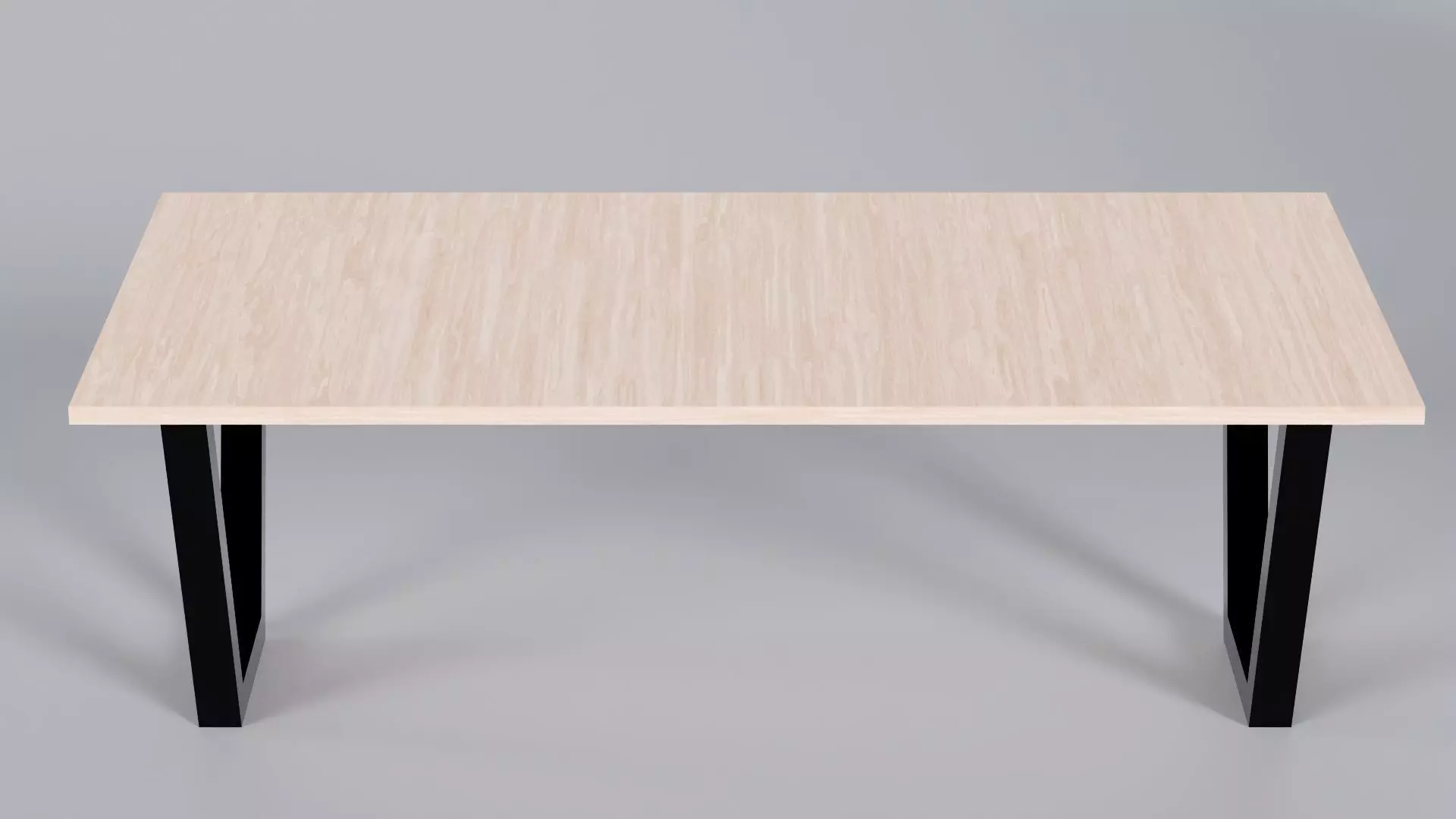 Wood Table 3D Model True 4K PBR Renders FBX GLB Low-poly 3D model_4