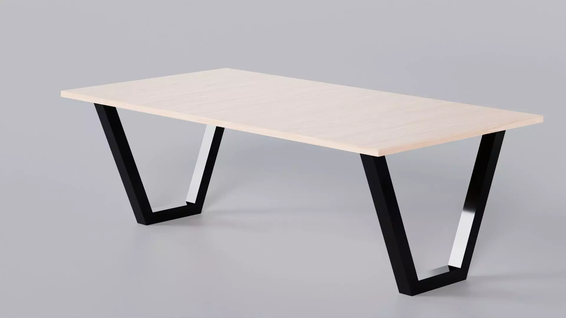 Wood Table 3D Model True 4K PBR Renders FBX GLB Low-poly 3D model_0