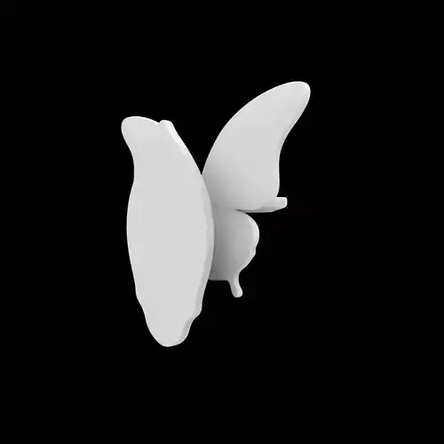Butterfly Candle Sconce 3D Print Model