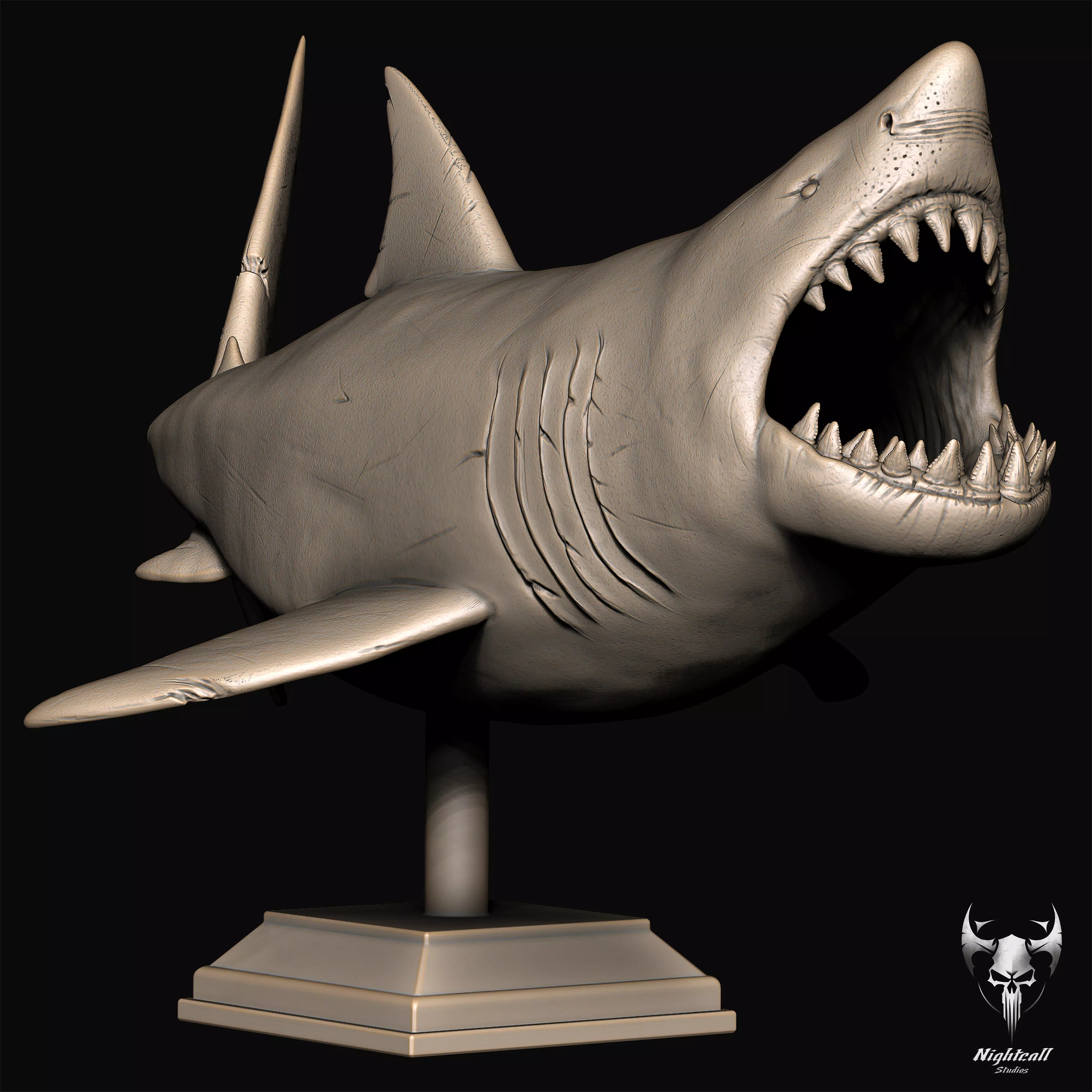 Great White Shark 3D print model_15