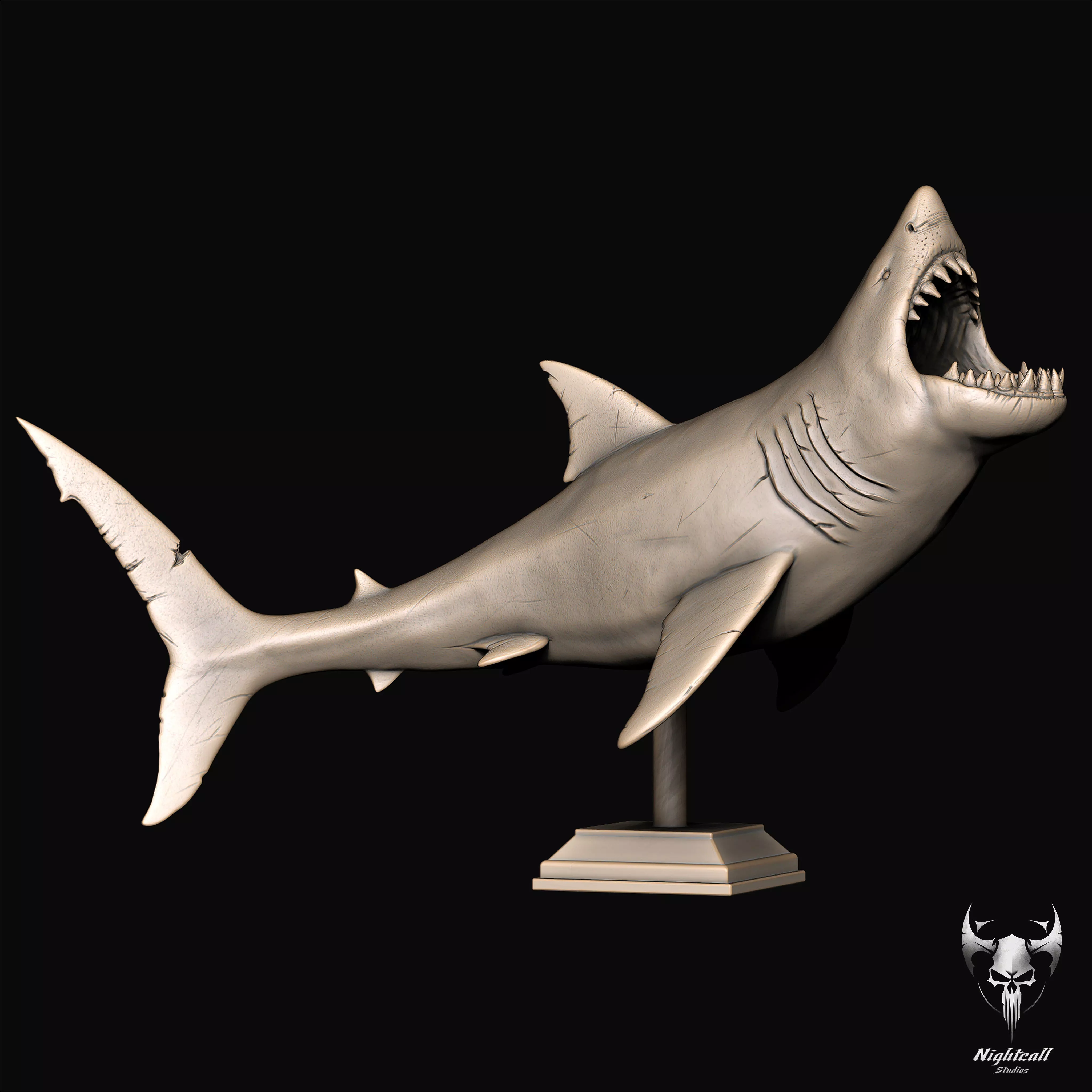 Great White Shark 3D print model_18